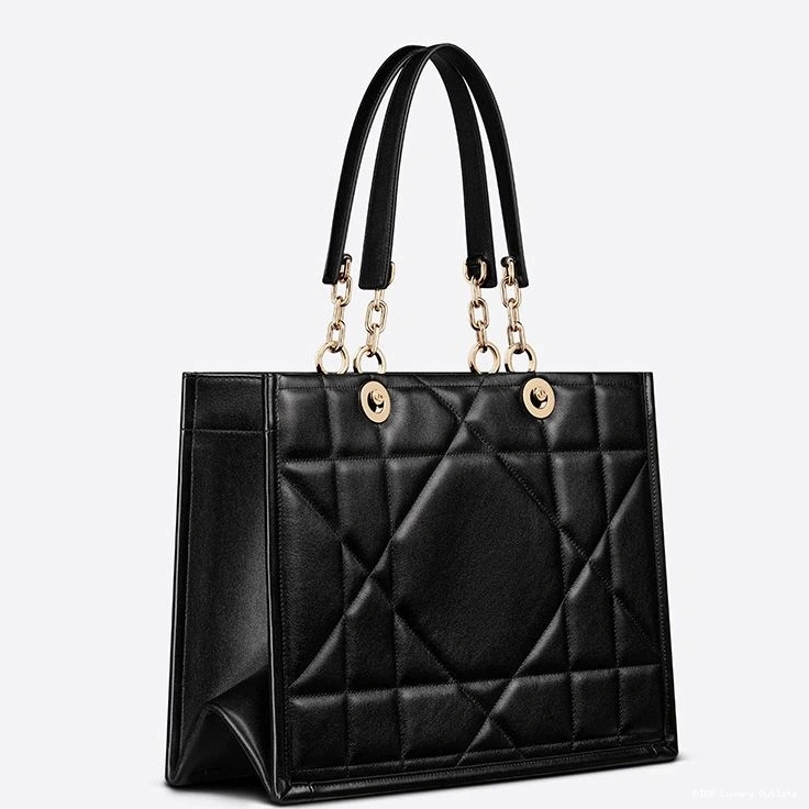 Cheap Archicannage Black Essential Tote Calfskin Dior 0708 Luxury